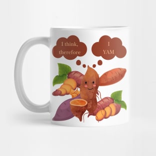 Vegetable Pun Philosophical Yam Mug